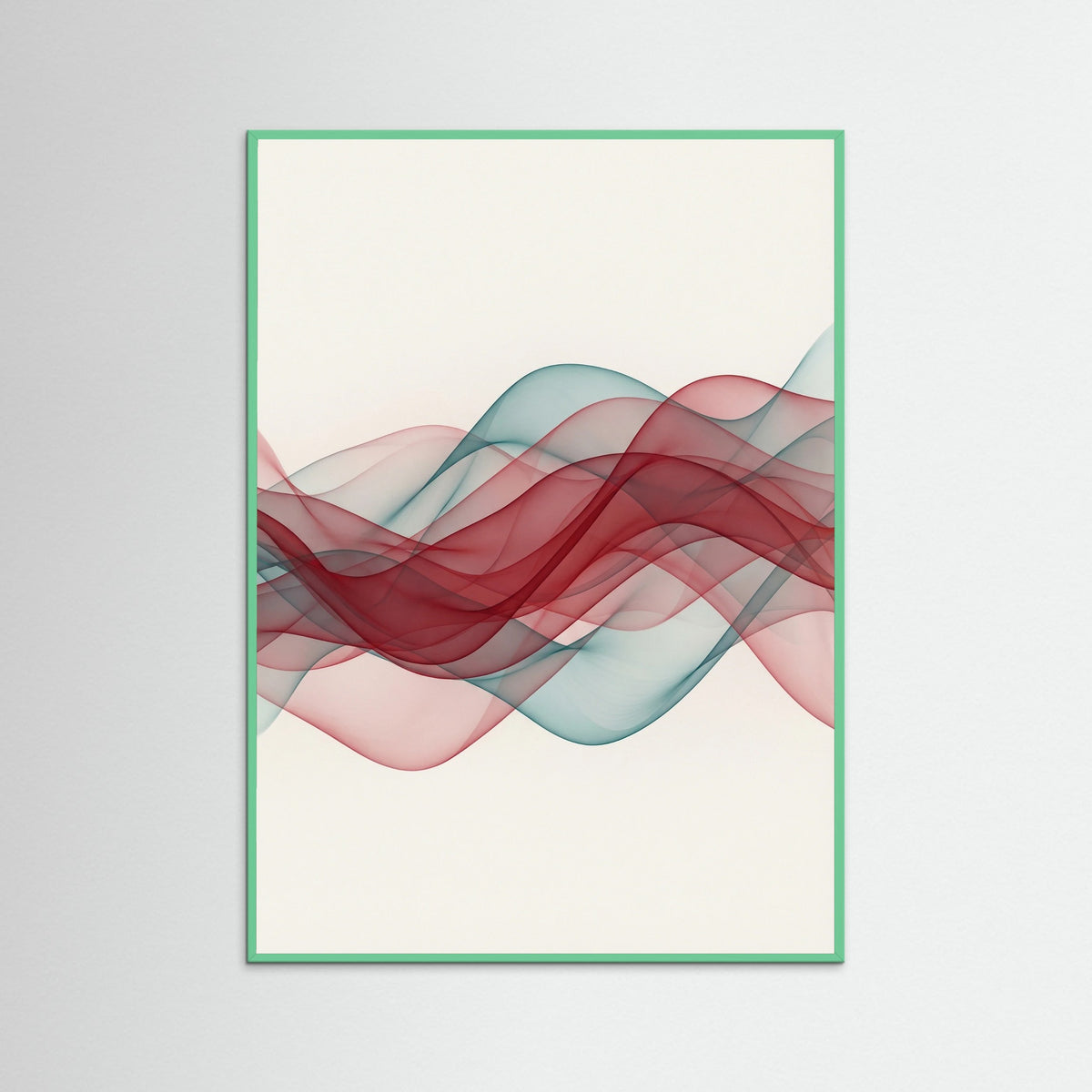 Mint Wood Crimson Flow