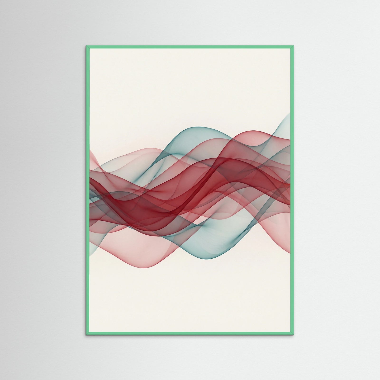 Mint Wood Crimson Flow