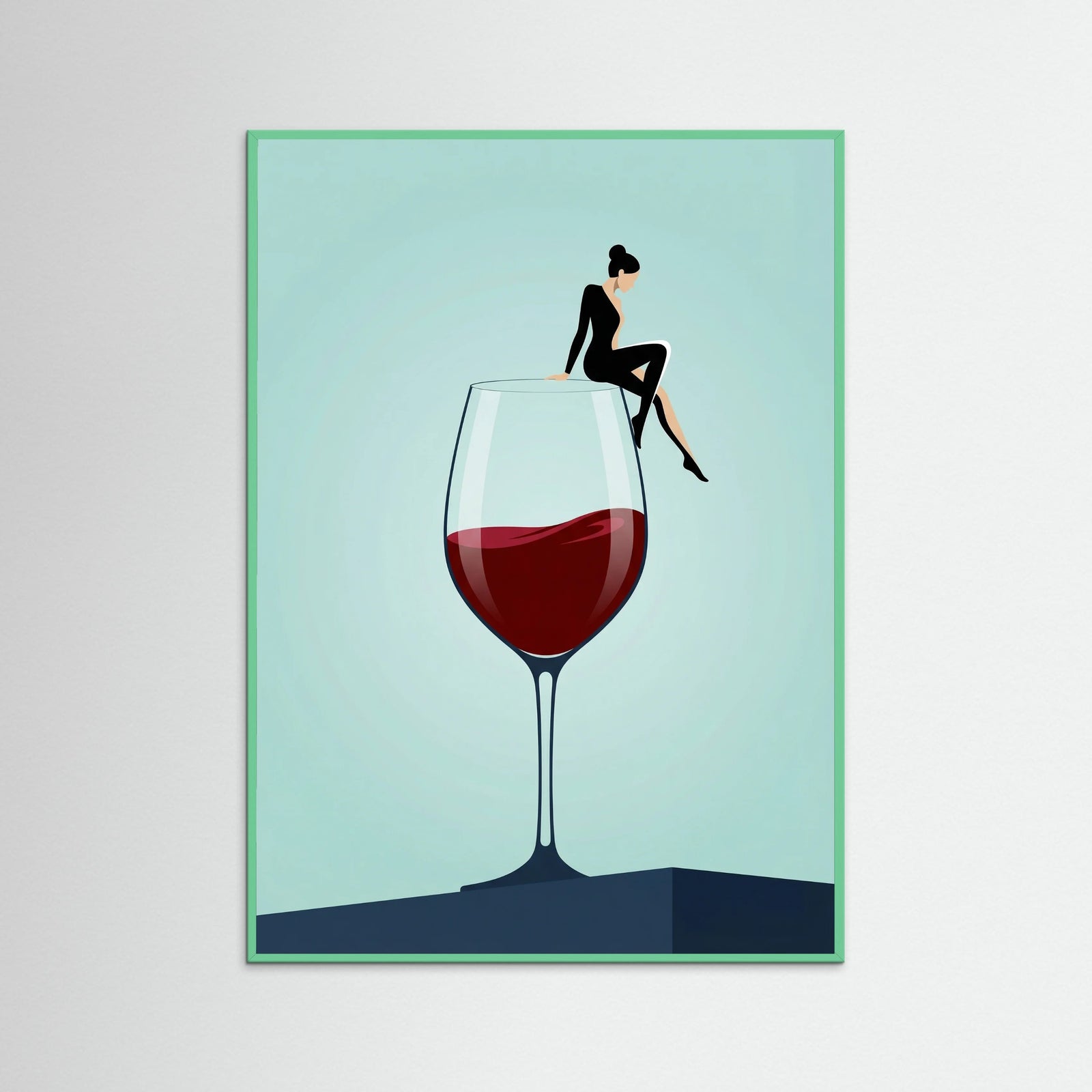 Mint Wood Crimson Plunge