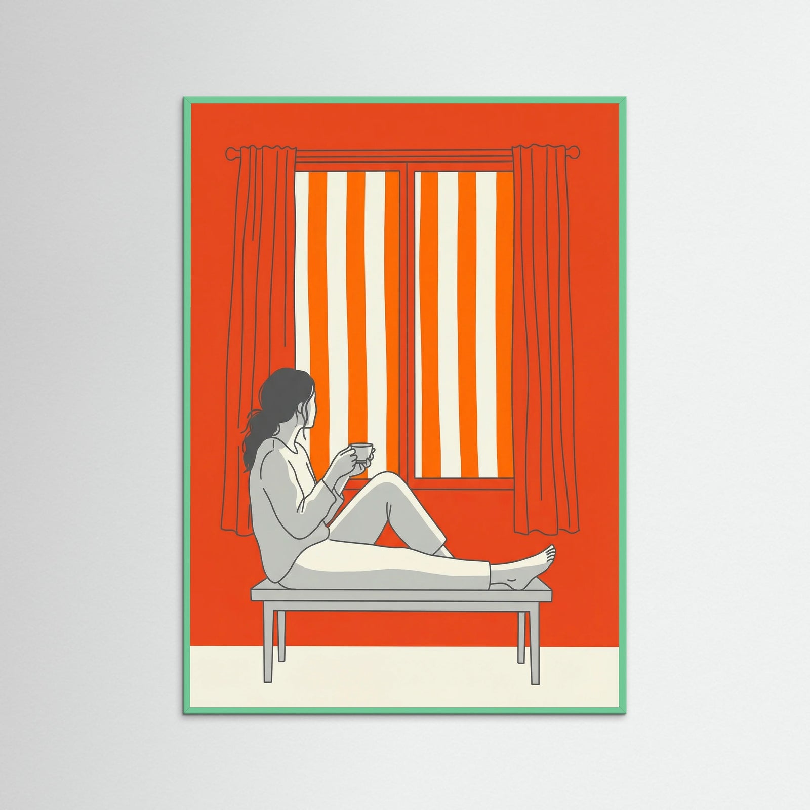 Mint Wood Crimson Repose