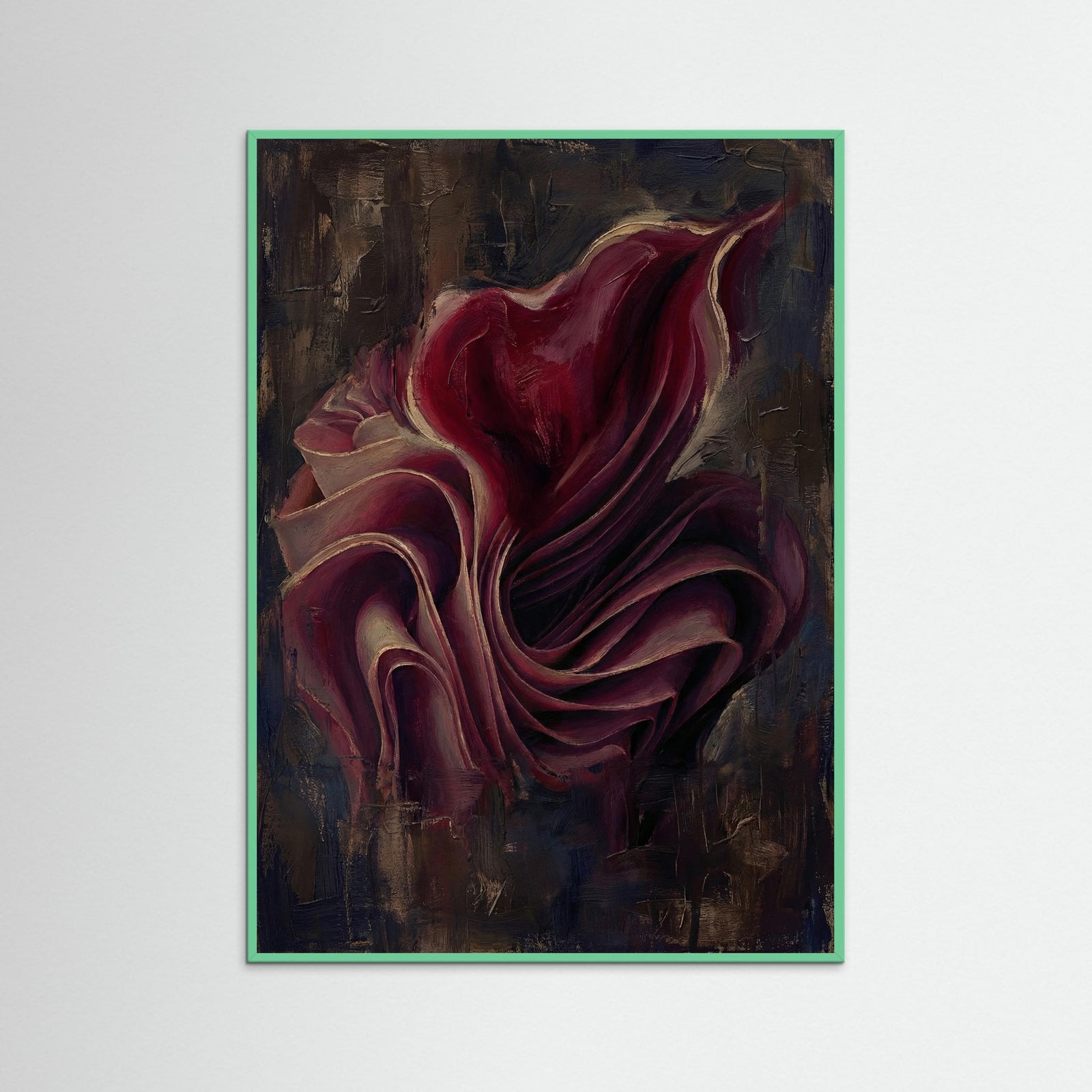 Mint Wood Crimson Slices