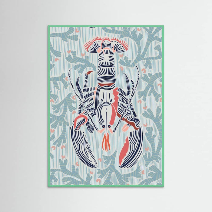 Crustacean Core mint Poster – poster and art print