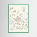 Mint Wood Culinary Doodles