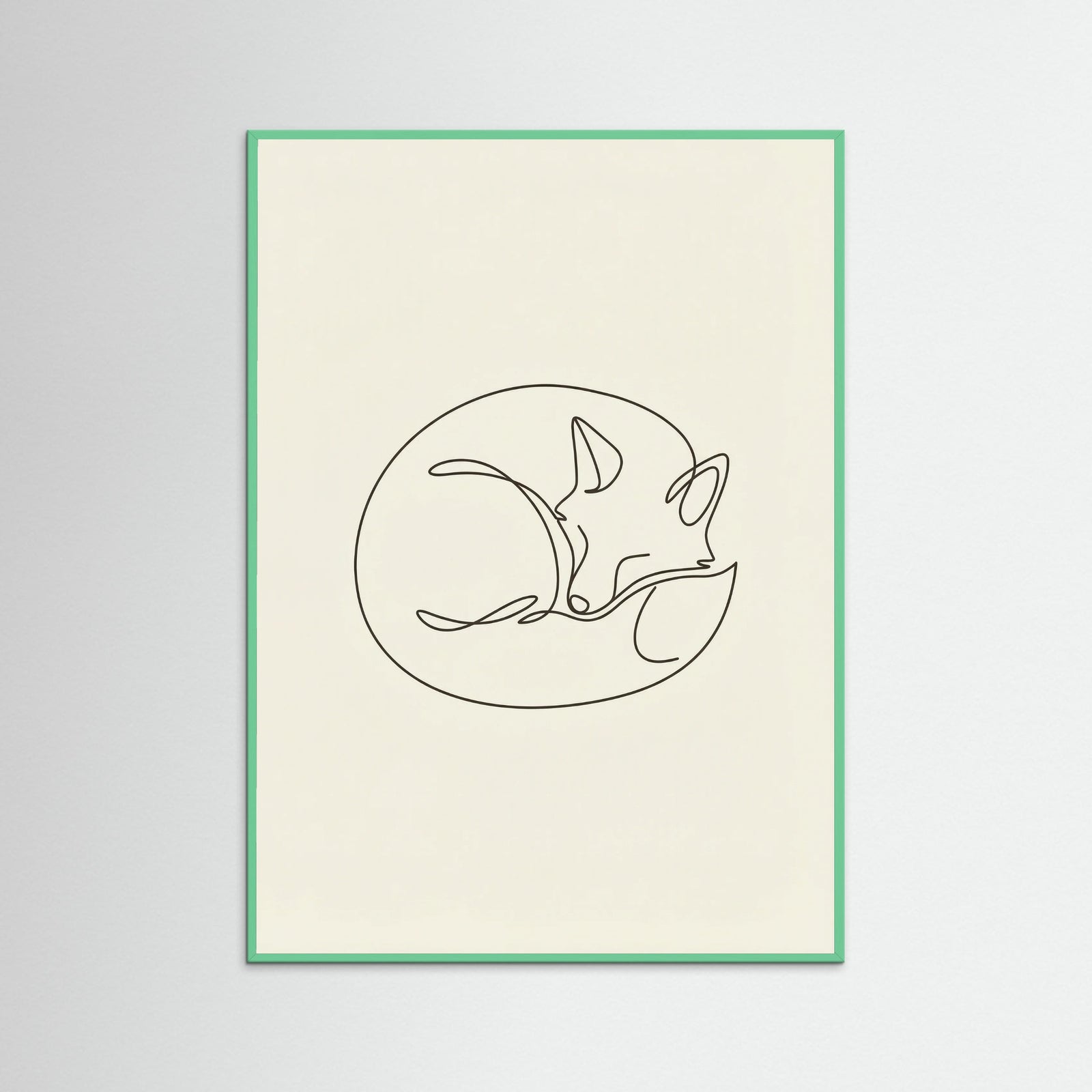 Mint Wood Curious Feline Forms