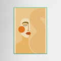 Mint Wood Curved Contours