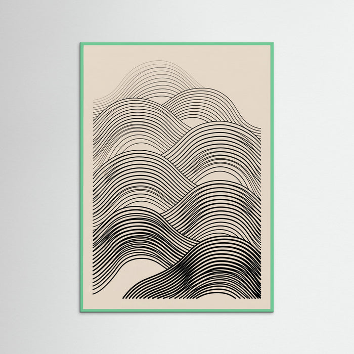 Mint Wood Curved Flow