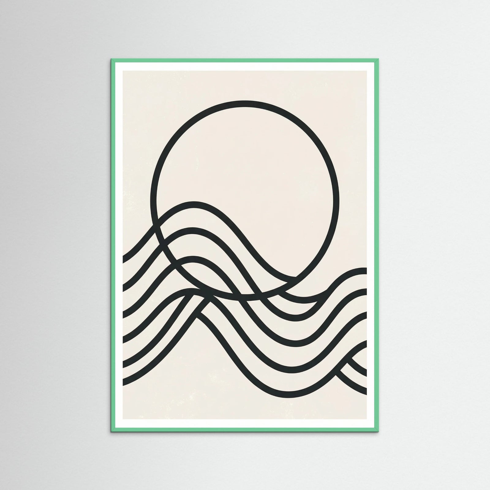 Mint Wood Curved Rhythms