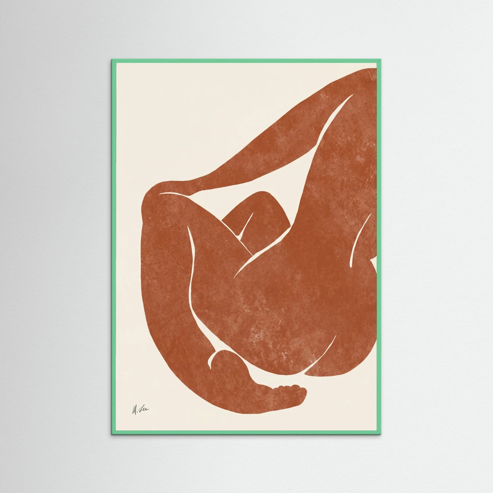 Mint Wood Curved Serenity