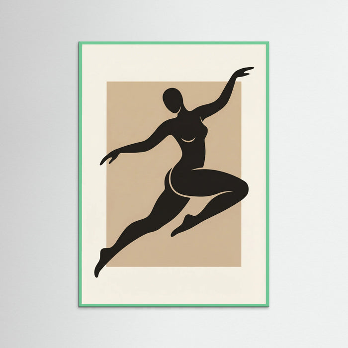 Mint Wood Curved Silhouette