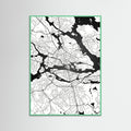 Mint Wood Danish Cityscape