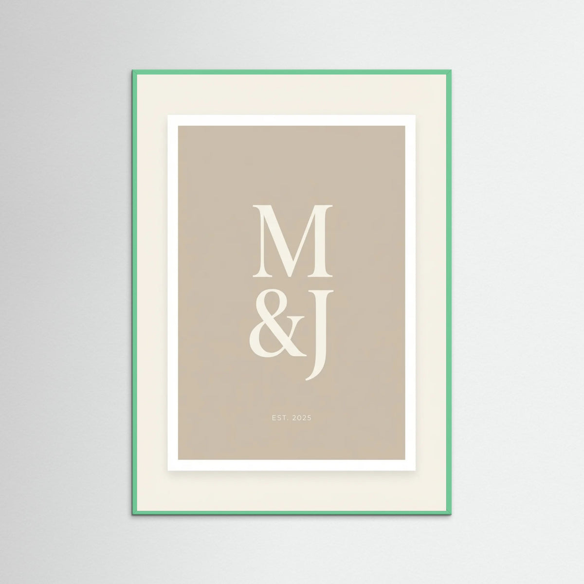 Mint Wood Date Elegance