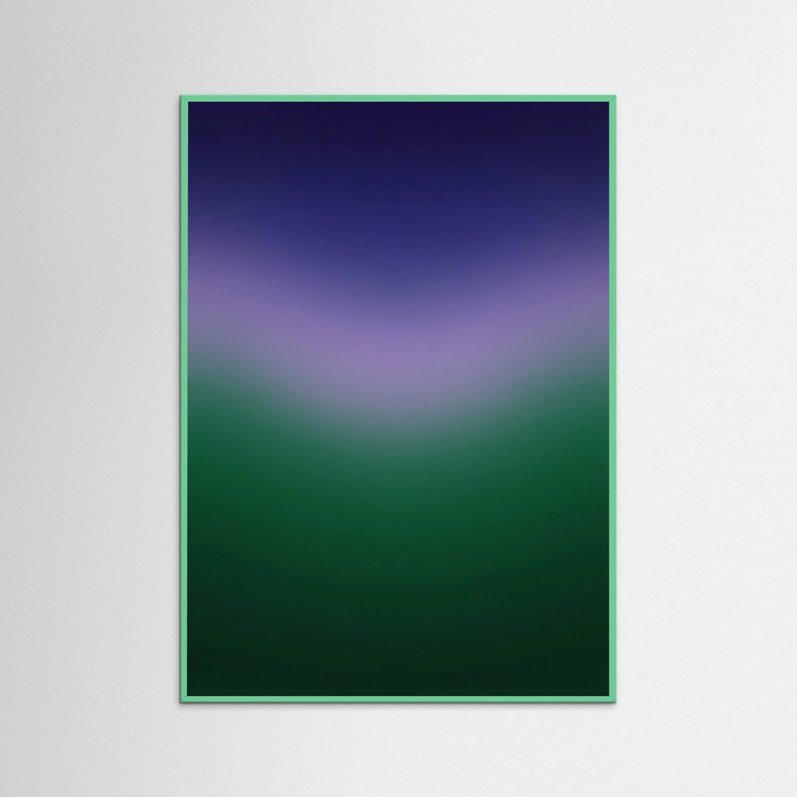 Mint Wood Dawn Horizon Gradient