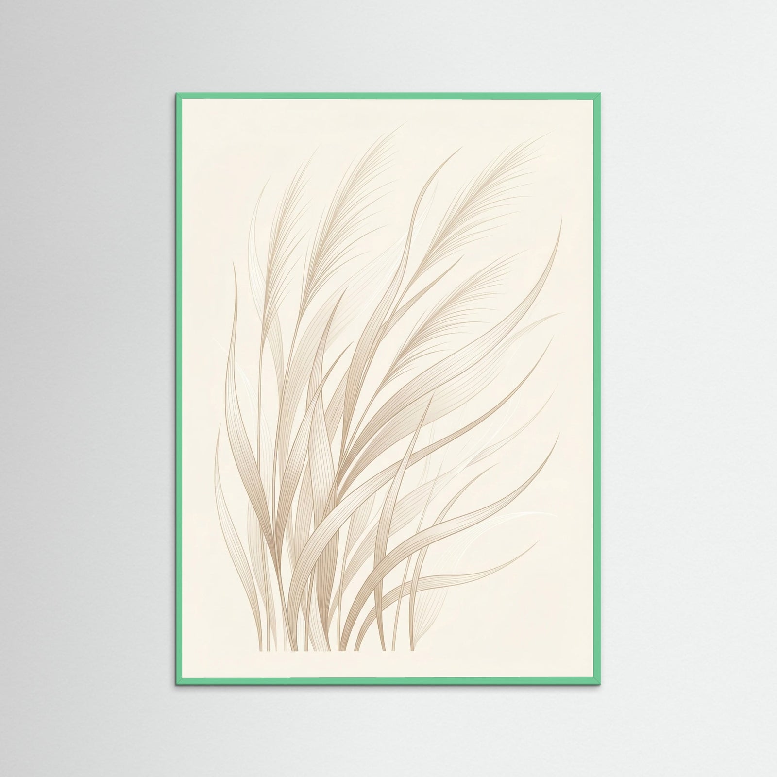 Mint Wood Delicate Folds