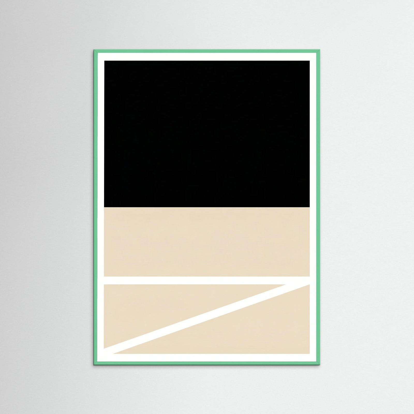 Mint Wood Diagonal Balance