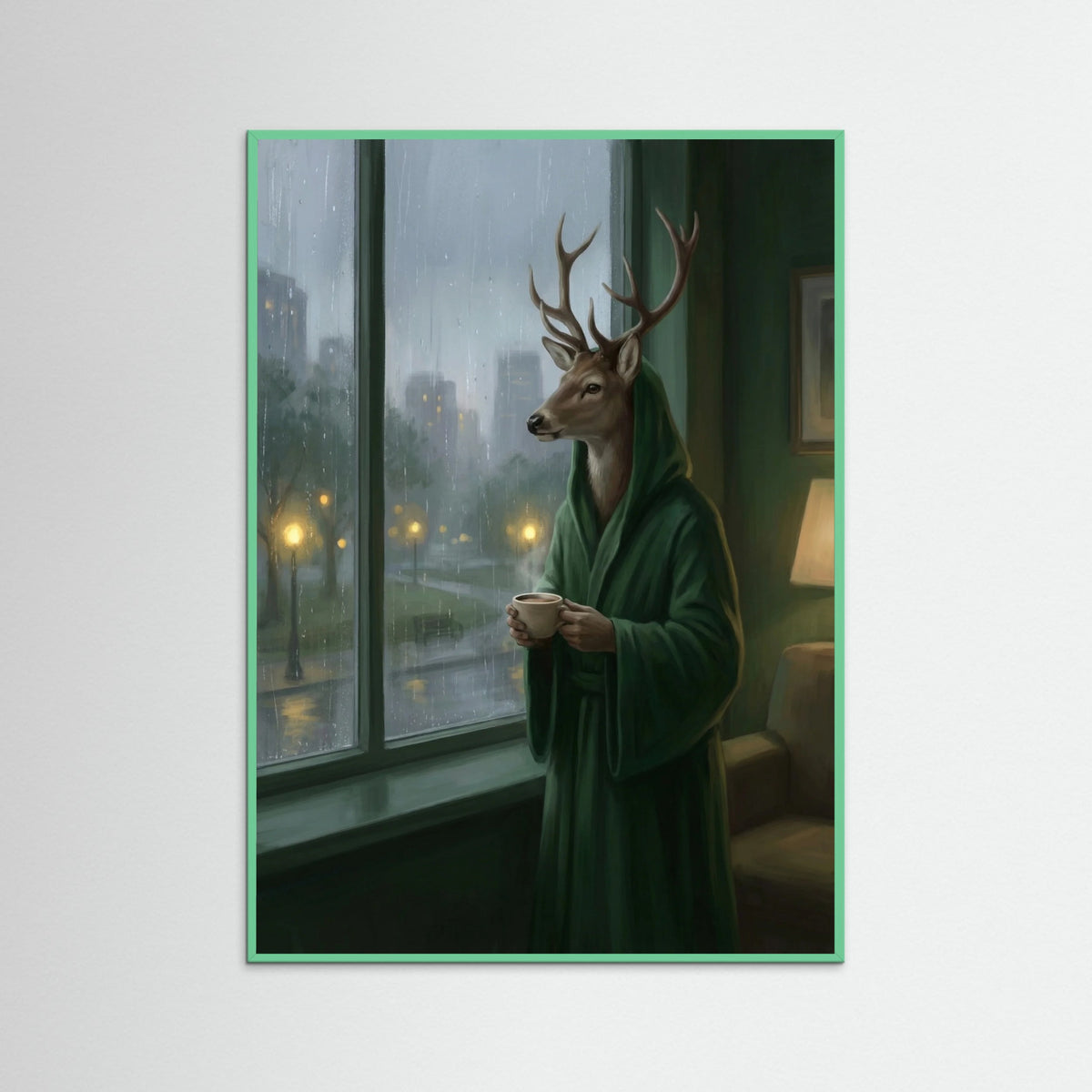 Mint Wood Diner Solitaire