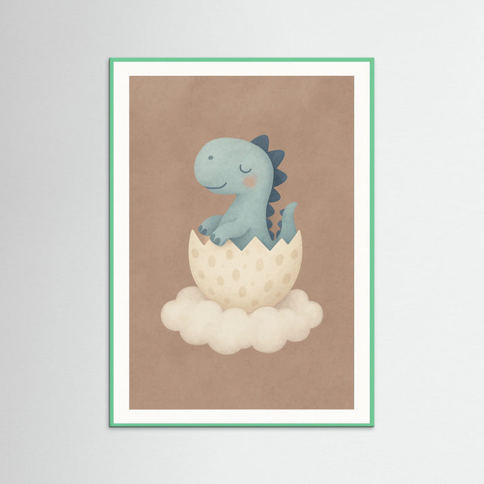 Mint Wood Dinosaur Hatchling