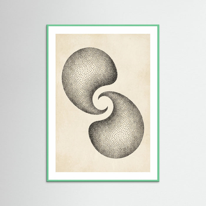 Mint Wood Dotted Cosmos