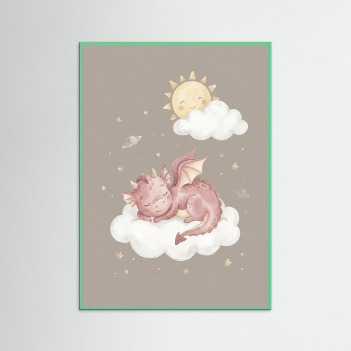 Mint Wood Dreamy Dino Cloud