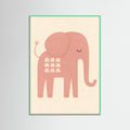Mint Wood Dreamy Elephant