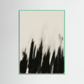 Mint Wood Dynamic Brushstrokes