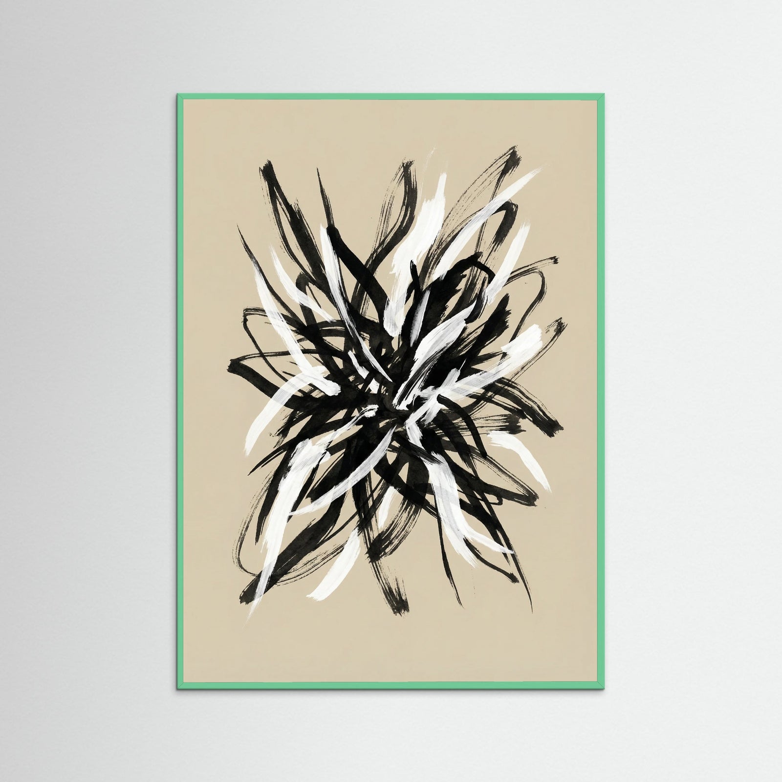Mint Wood Dynamic Brushwork