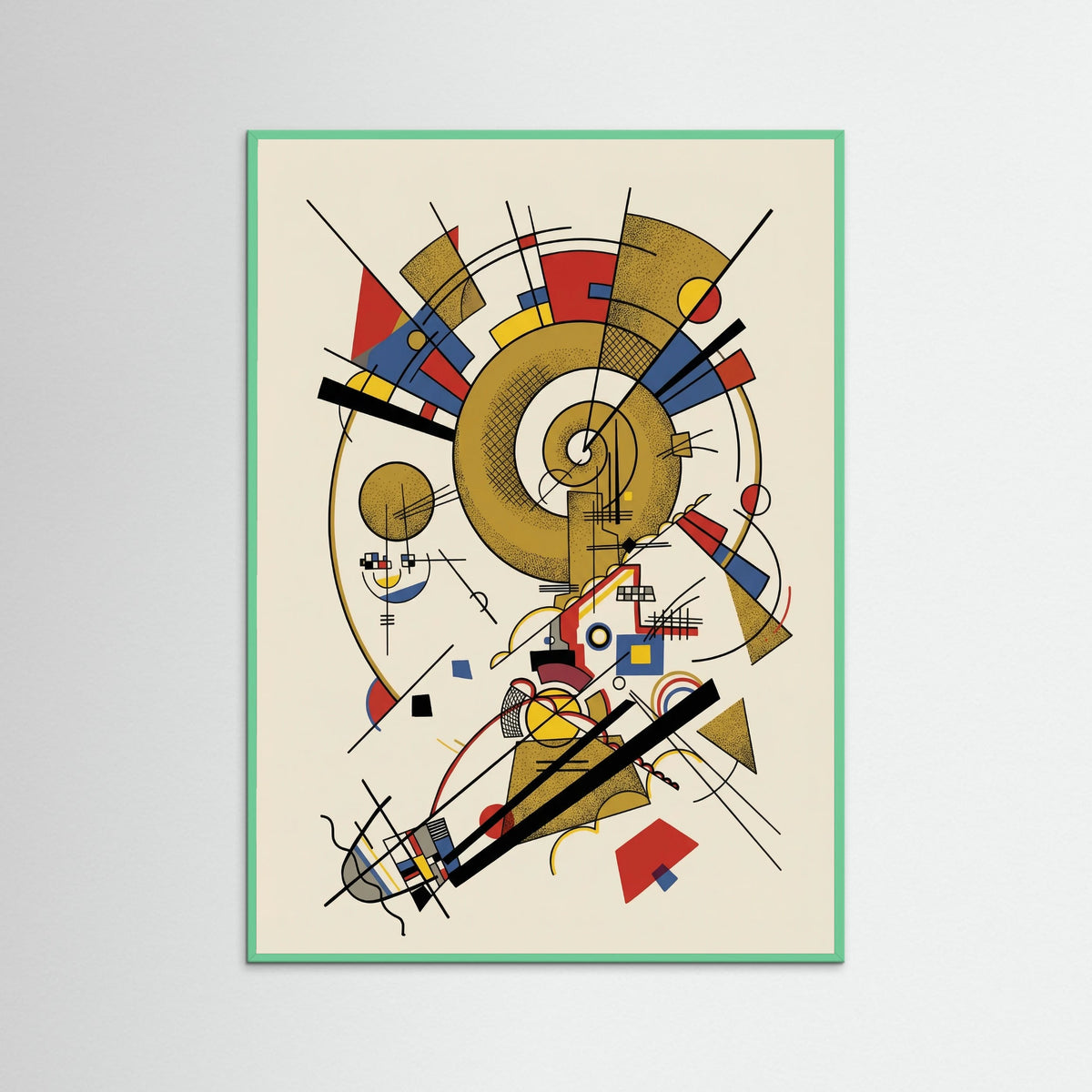 Mint Wood Dynamic Geometricism