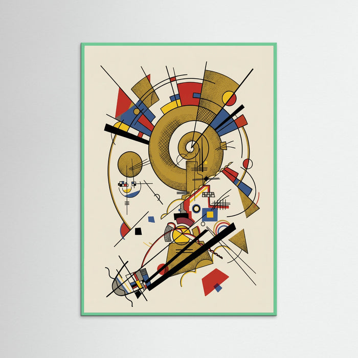 Mint Wood Dynamic Geometricism