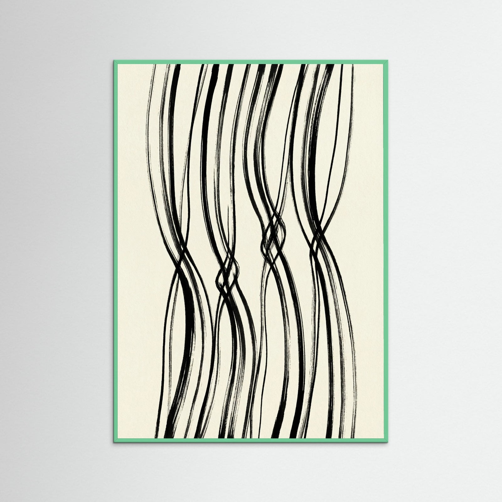 Mint Wood Dynamic Ink Loops