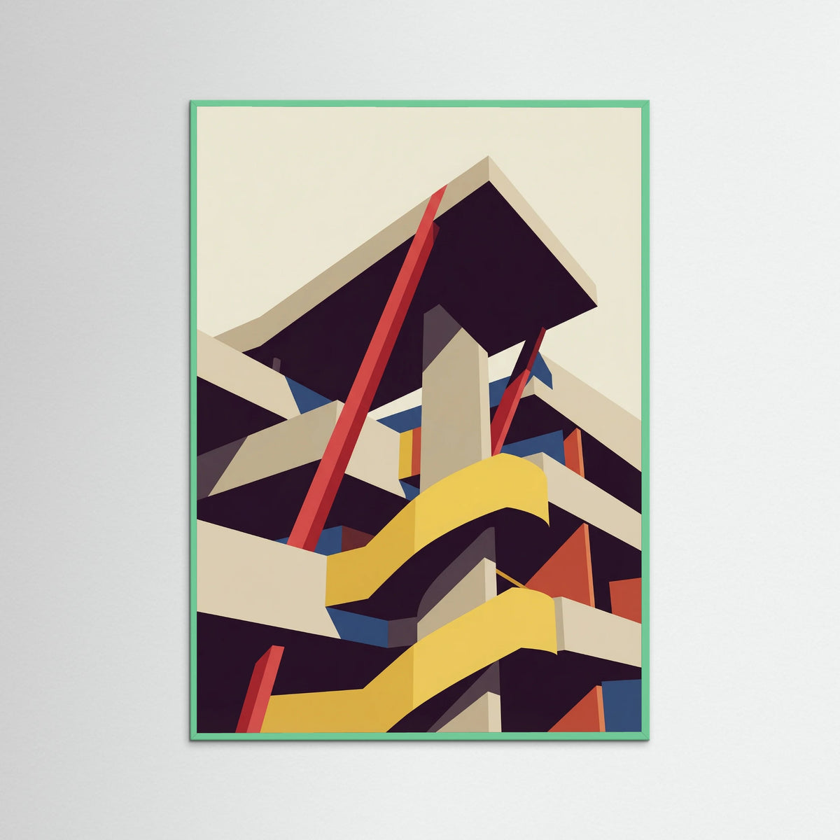 Mint Wood Dynamic Interior Forms