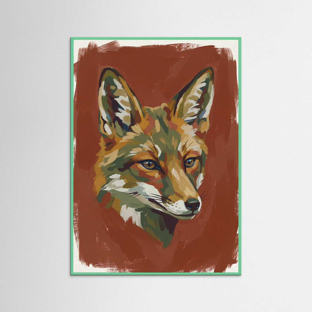 Mint Wood Earthen Mask