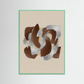 Mint Wood Earthy Abstraction