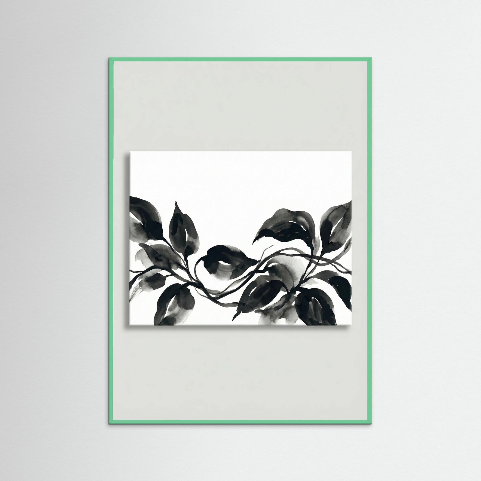 Mint Wood Ebony Bloom Study