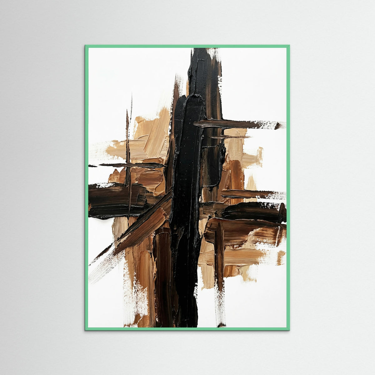 Mint Wood Ebony Strata