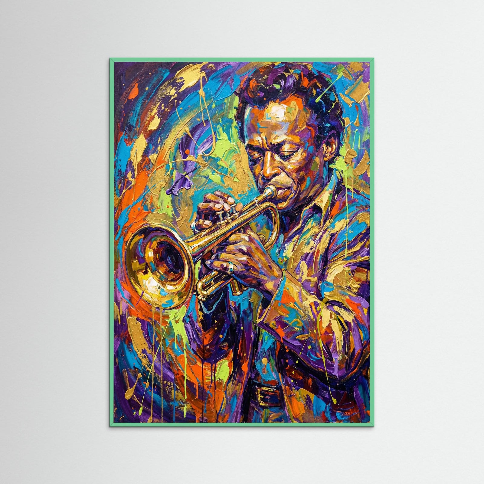 Mint Wood Electric Hues