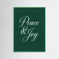 Mint Wood Elegant Christmas Script