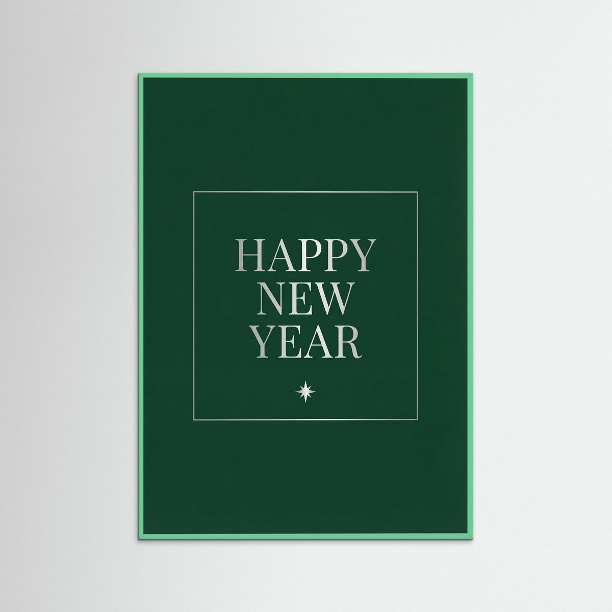 Mint Wood Elegant Christmas Wish