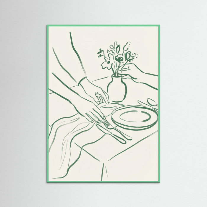 Mint Wood Elegant Toasts