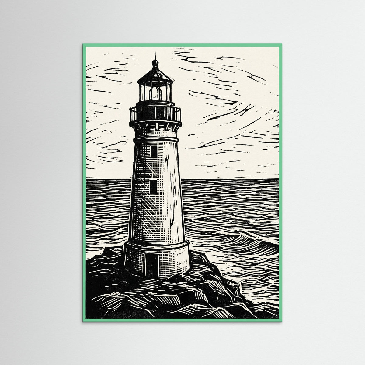 Mint Wood Embrace Solitude