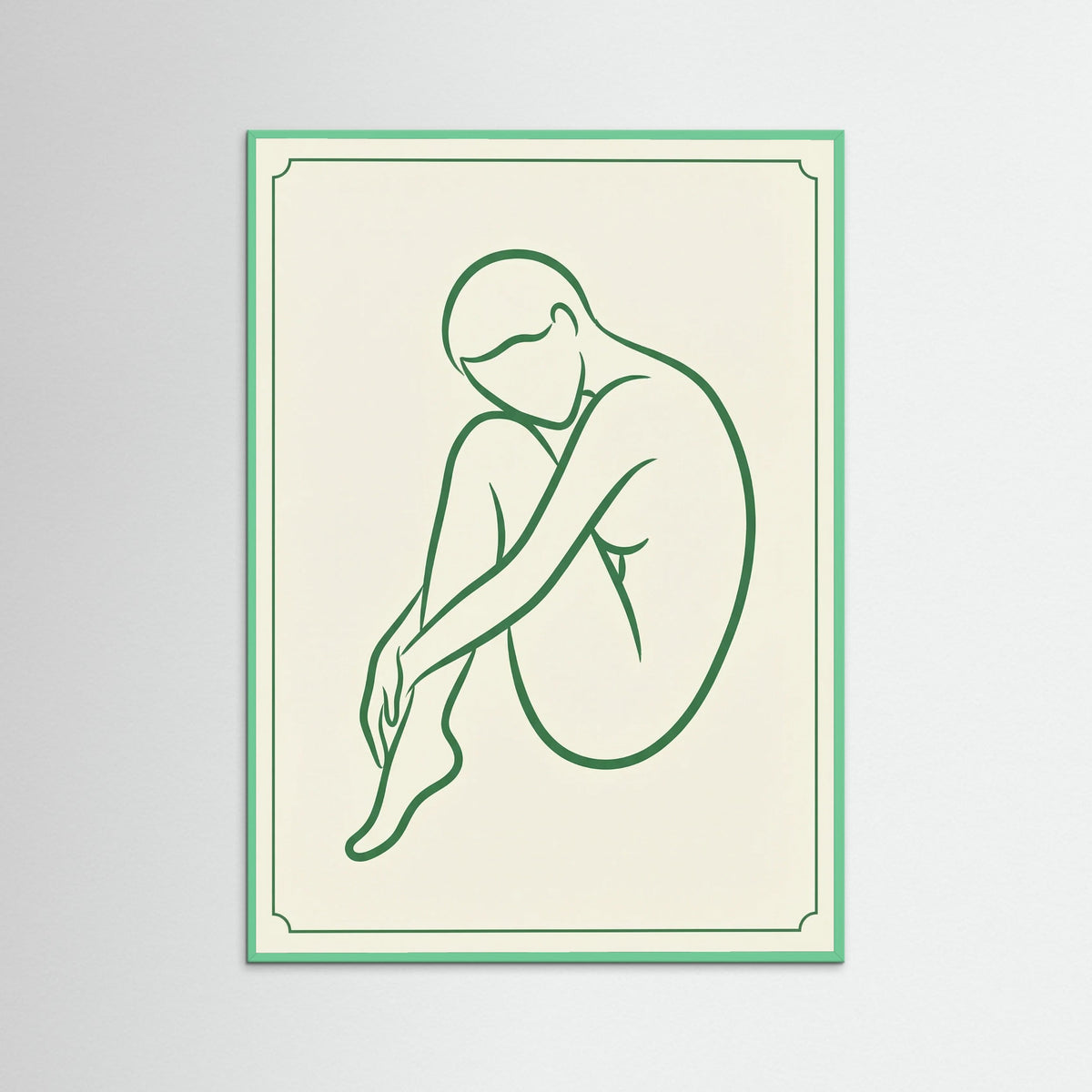 Mint Wood Emerald Embrace