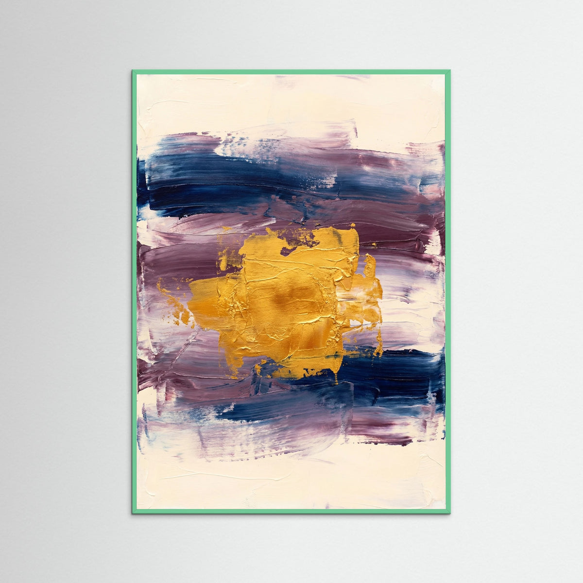 Mint Wood Emotional Abstraction