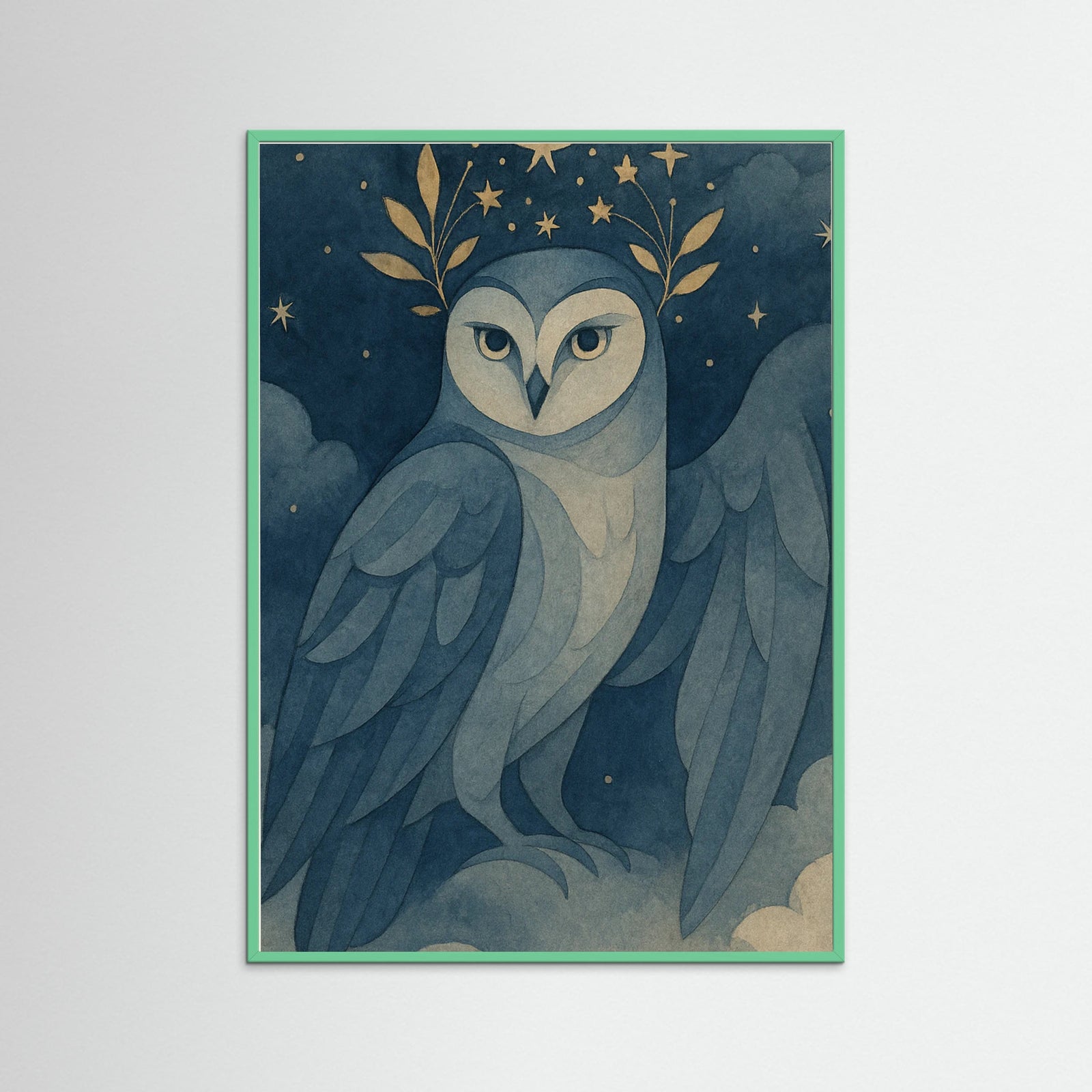 Mint Wood Enchanted Owl