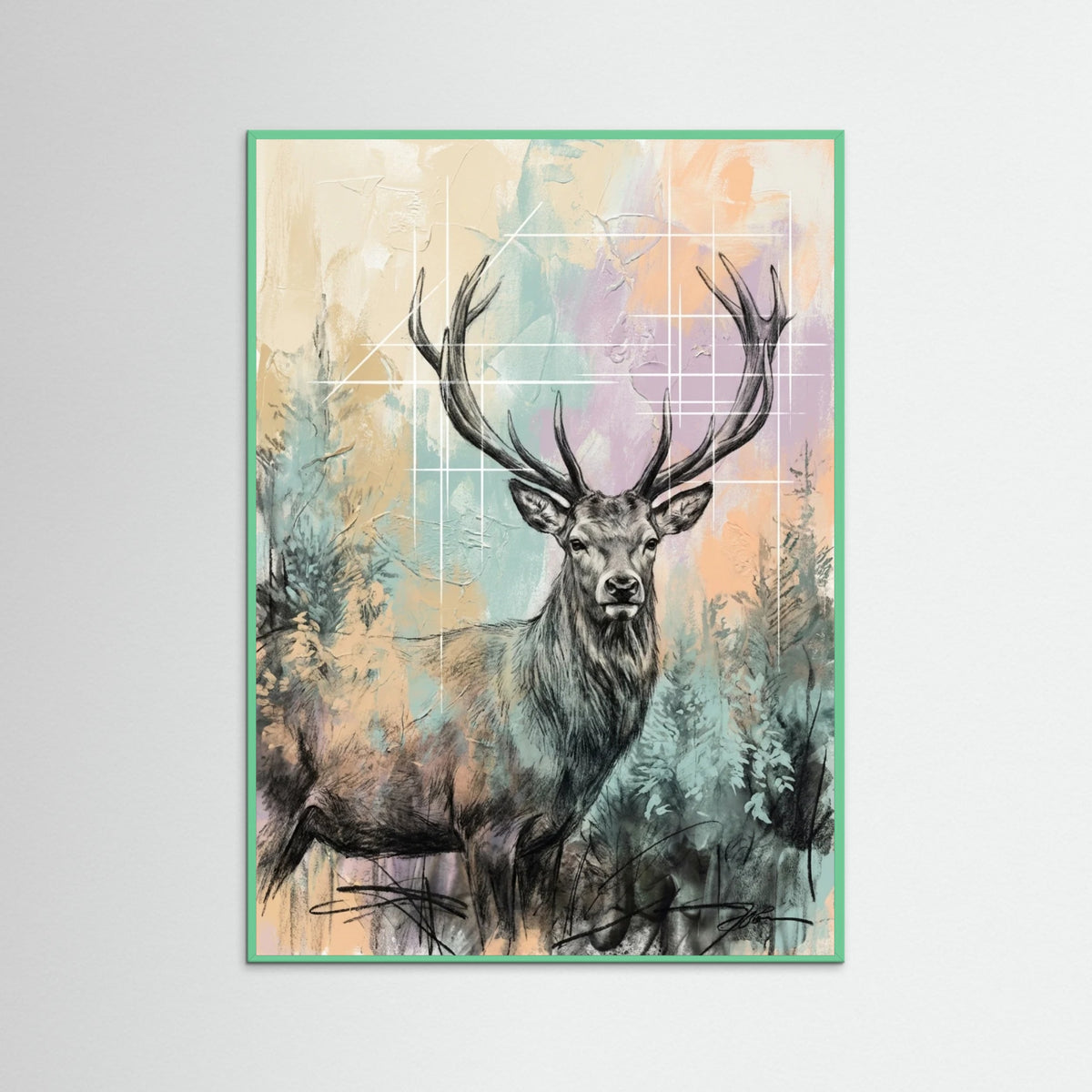 Mint Wood Ephemeral Gaze