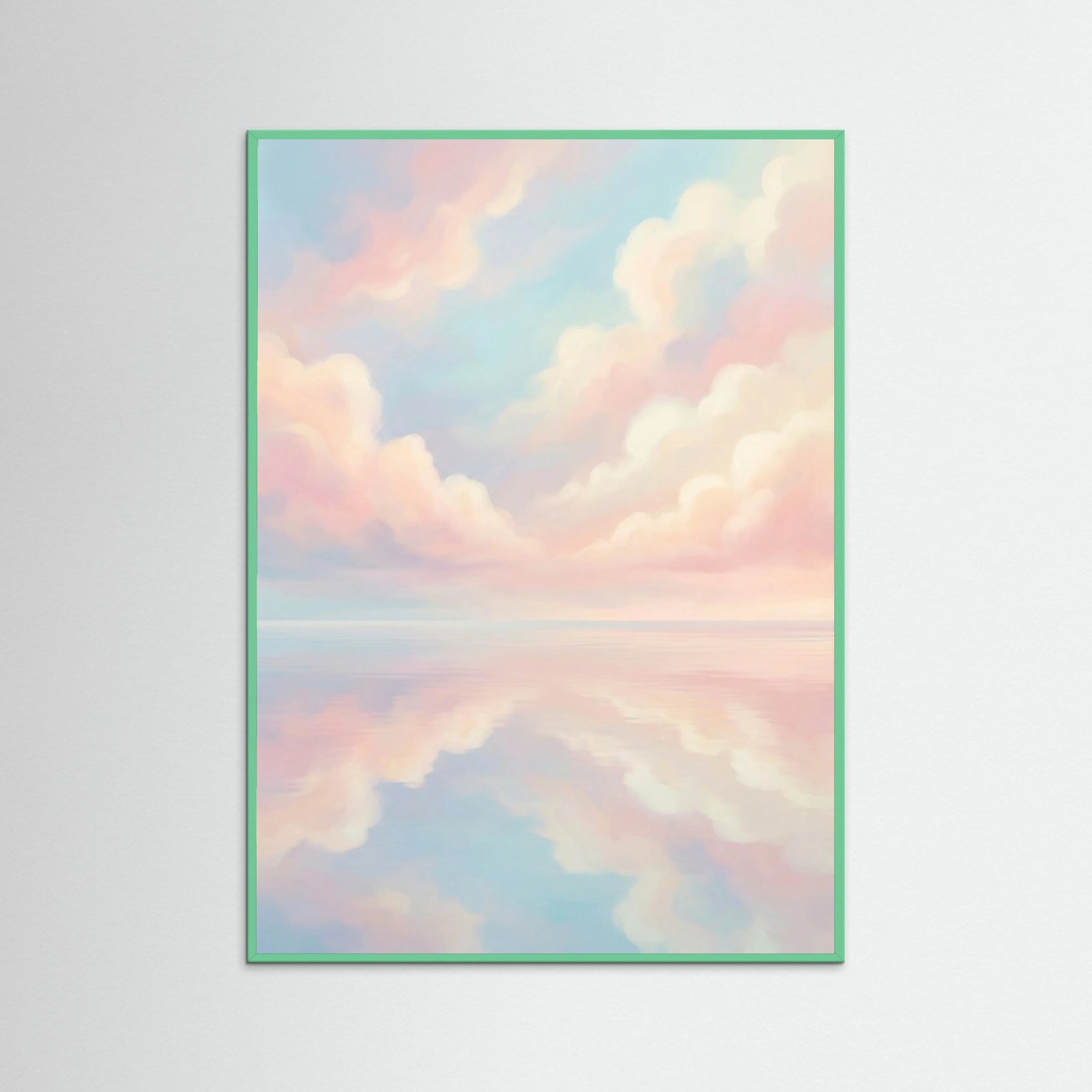Mint Wood Ethereal Cloudscape