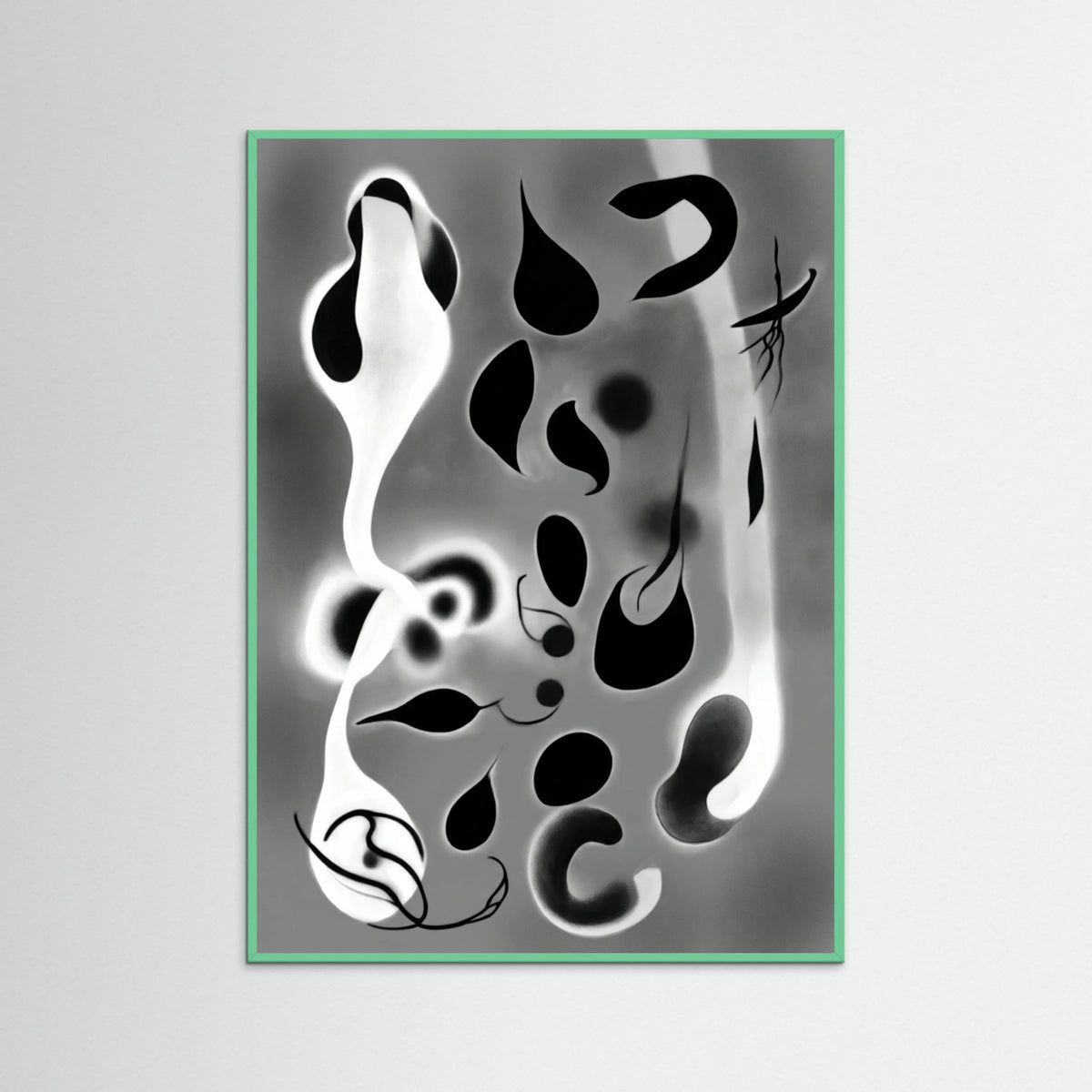 Mint Wood Ethereal Forms Gray