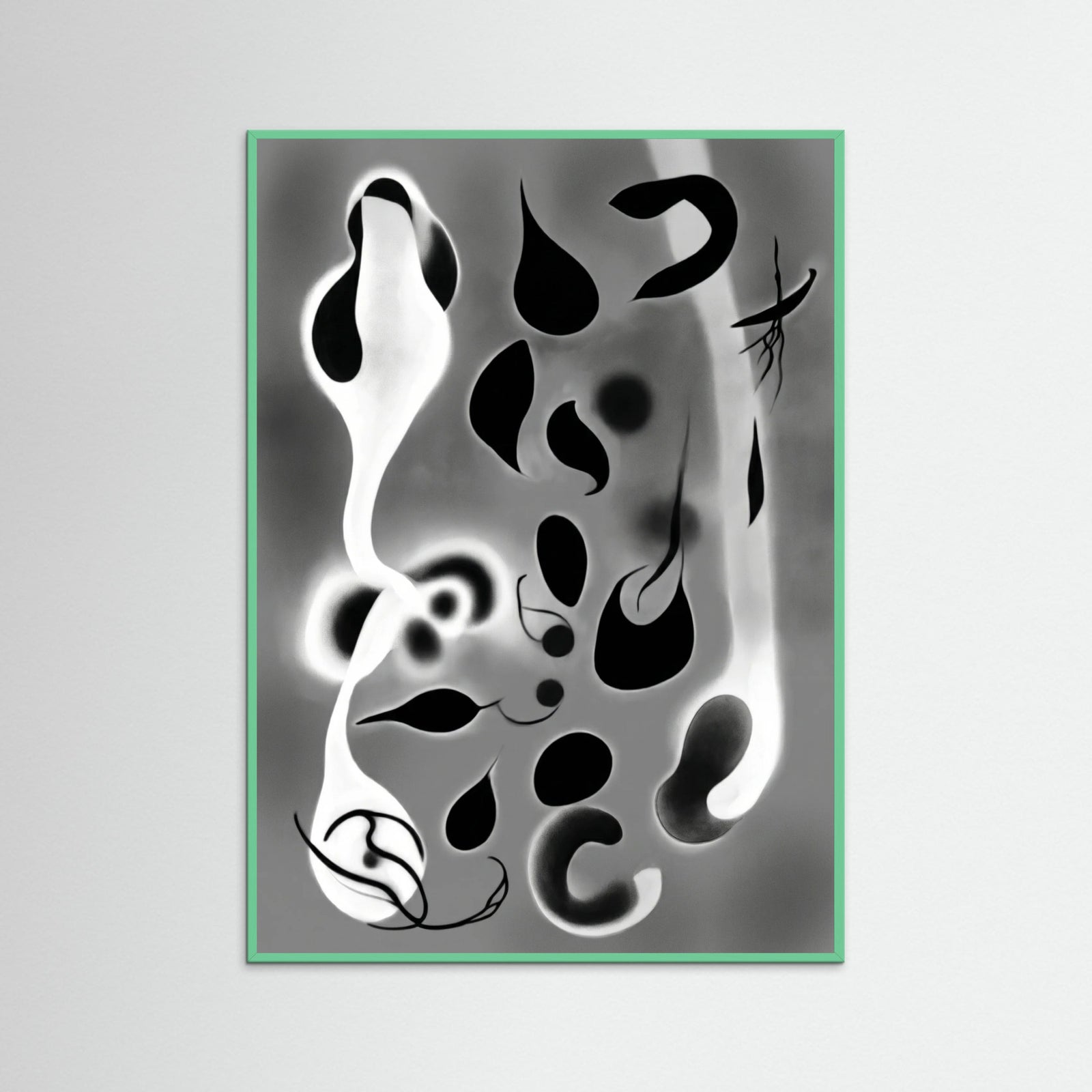 Mint Wood Ethereal Forms Gray