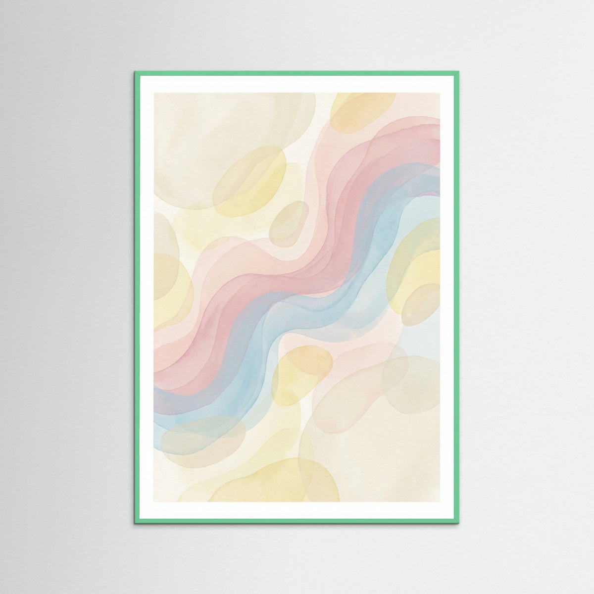 Mint Wood Ethereal Forms Pink