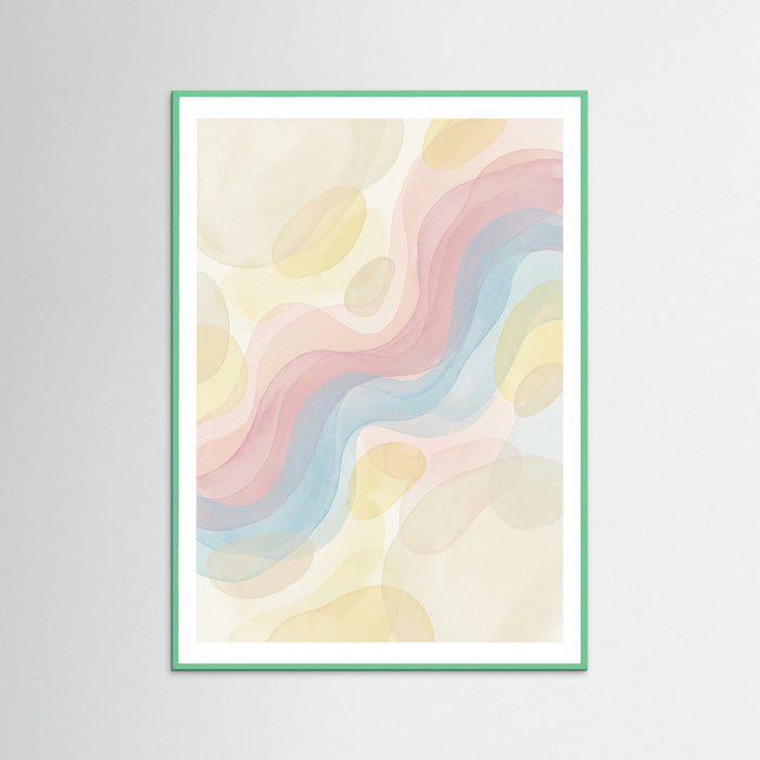 Mint Wood Ethereal Forms Pink