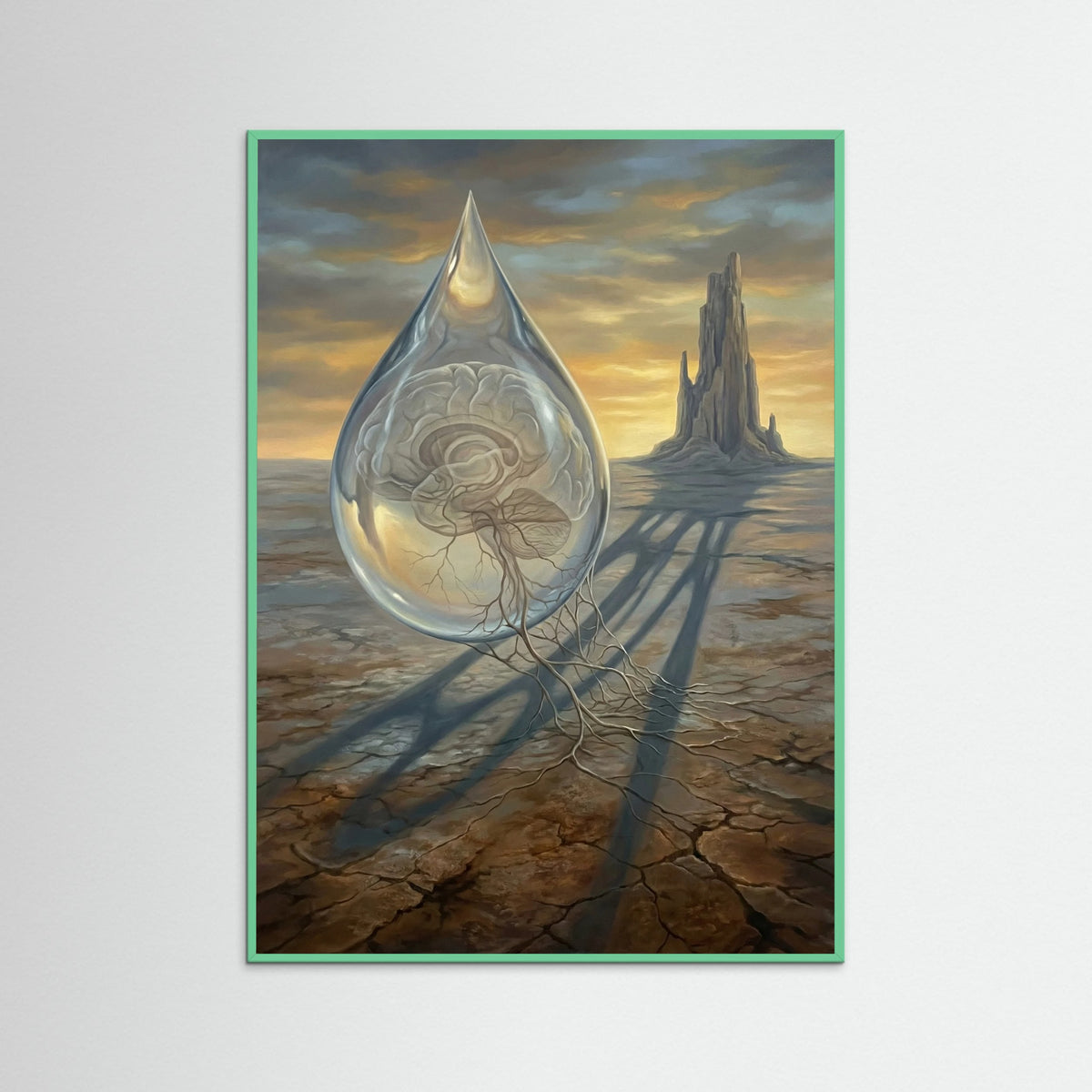 Mint Wood Ethereal Metamorphosis