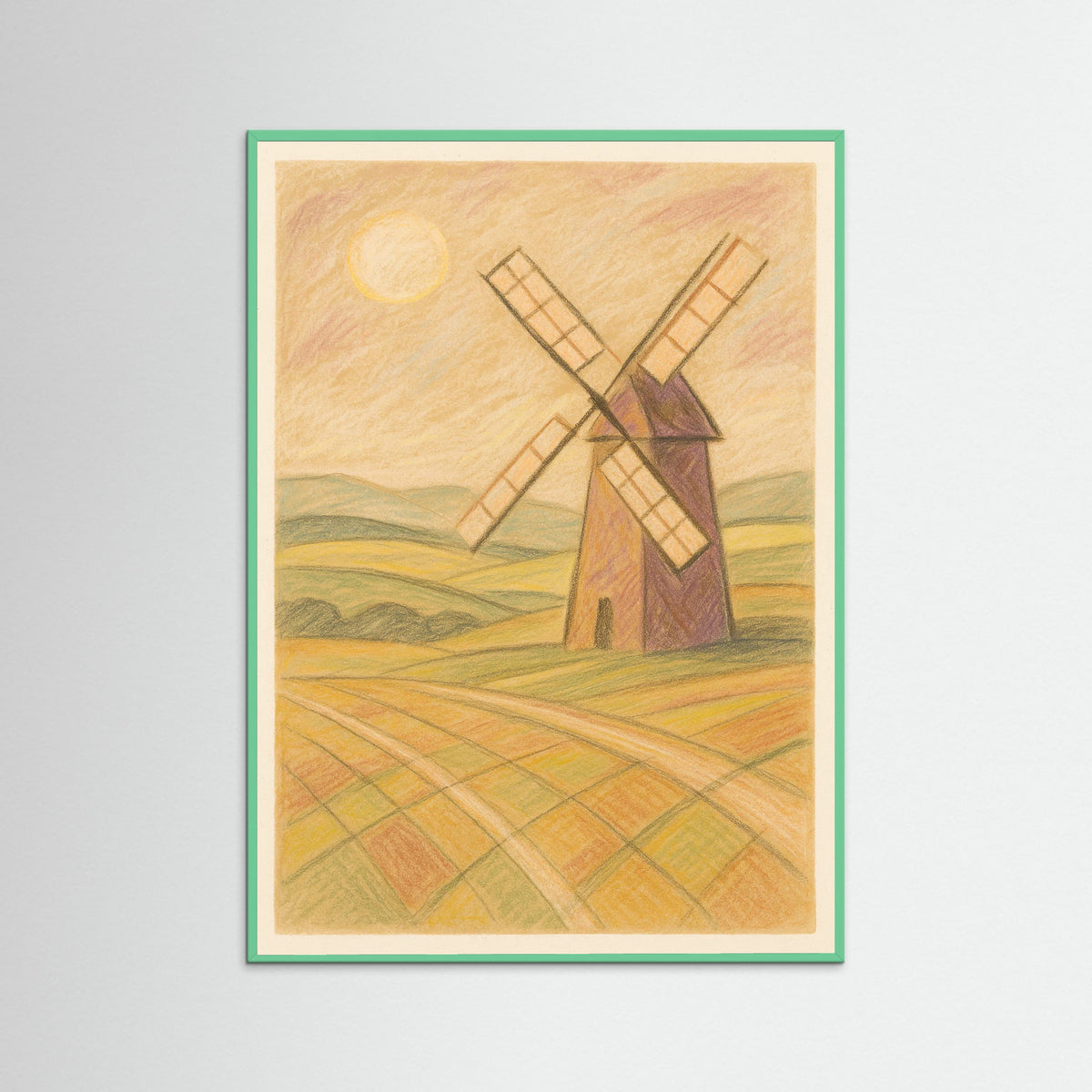 Mint Wood Ethereal Strokes