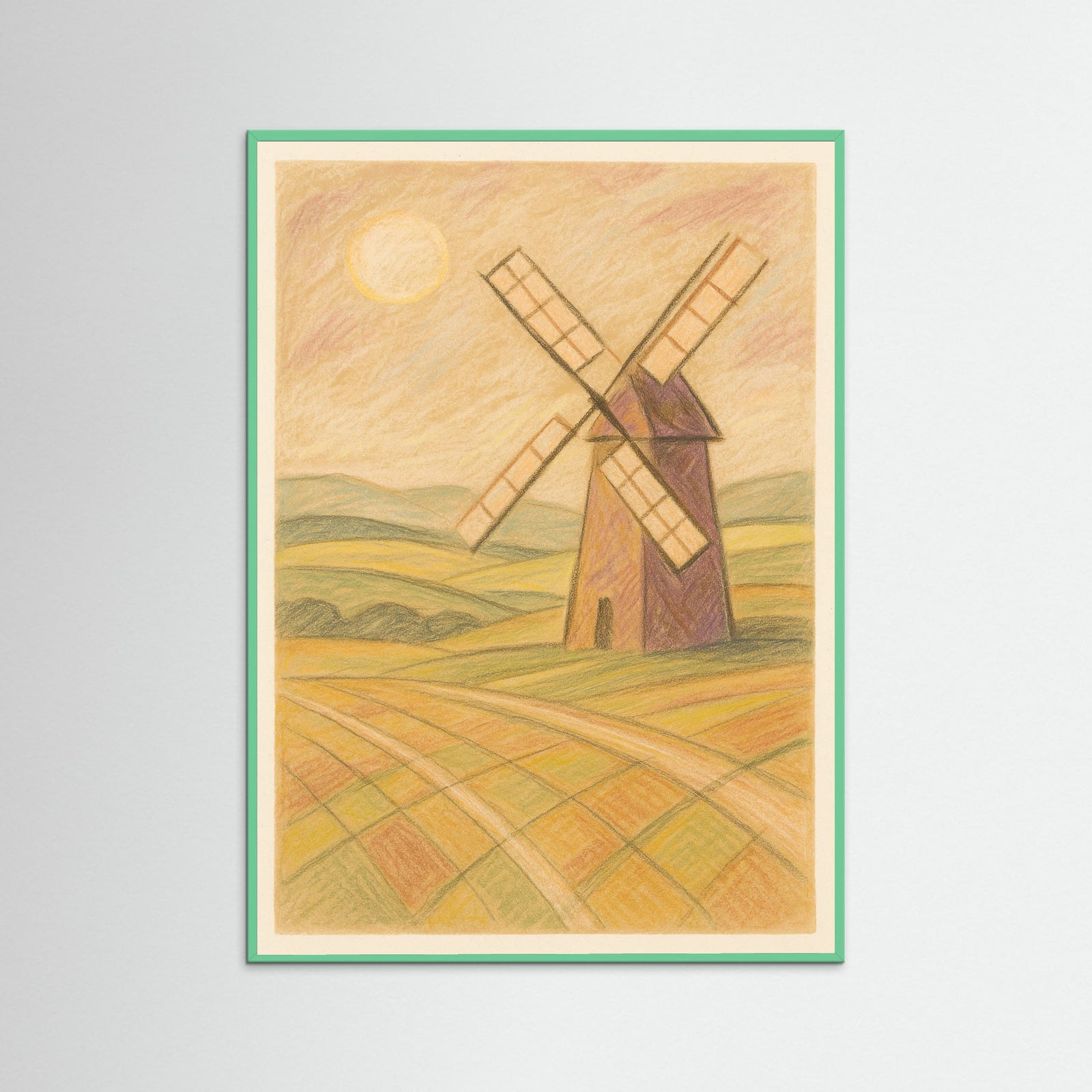 Mint Wood Ethereal Strokes